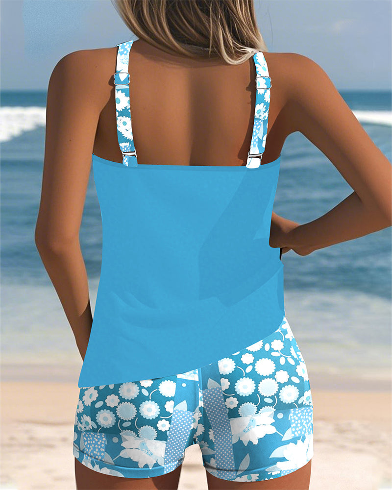Serenity | Swimsuit Tank & Boxer Set