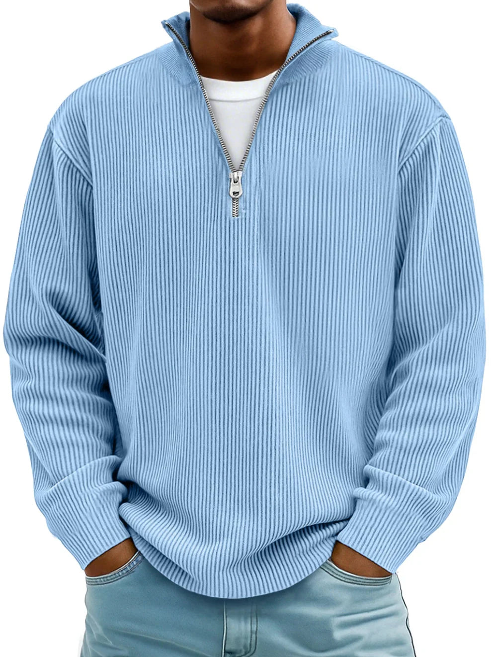 Oliver™ | Modern Men's Sweater with Half-Zip